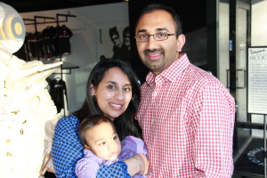 Abhi Sanghvi with parents  Miraj & Raj